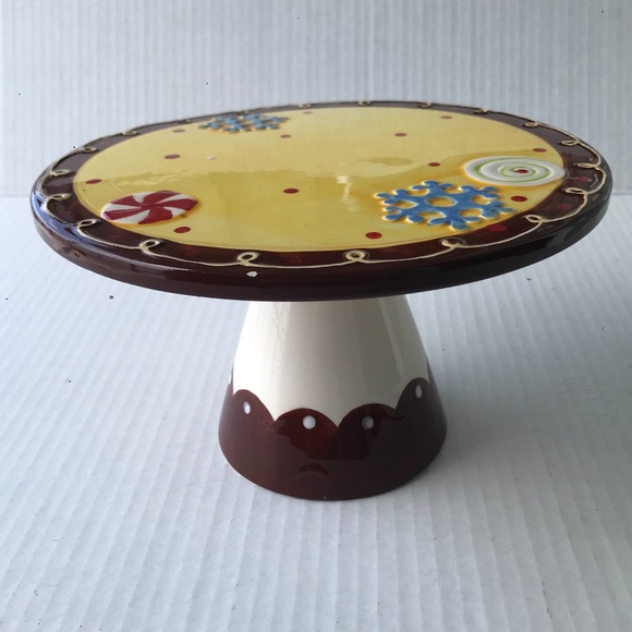Mini Footed Holiday Cake/Treat Stand 8” - Picture 3 of 8